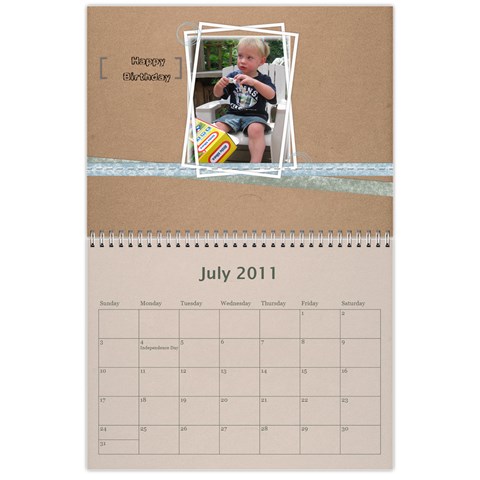 12 Mos Calendar By Marion Gates Jul 2011