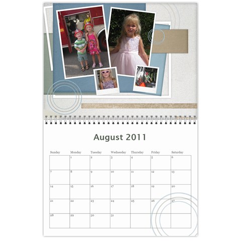 12 Mos Calendar By Marion Gates Aug 2011