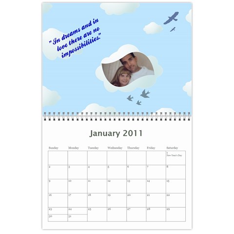 Moms Calendar By Kelli Ward Jan 2011