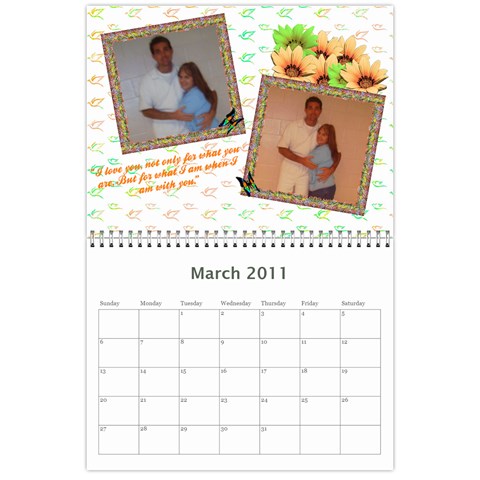 Moms Calendar By Kelli Ward Mar 2011