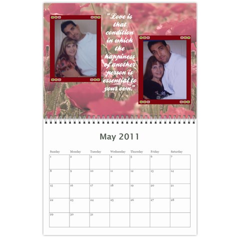 Moms Calendar By Kelli Ward May 2011