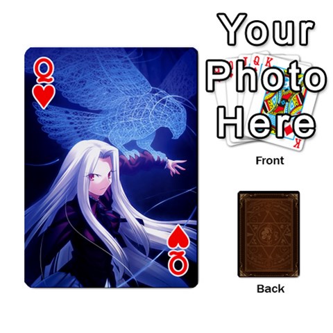 Queen Type Moon Deck By Rmx Front - HeartQ