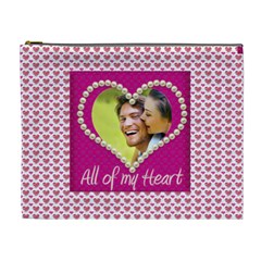 All of my Heart Extra Large Cosmetic Bag - Cosmetic Bag (XL) All of my Heart Extra Large Cosmetic Bag - Cosmetic Bag (XL)