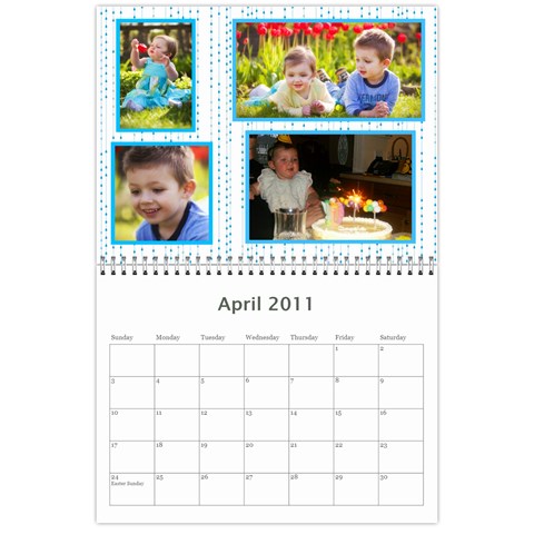 Family Calendar By Marcela Apr 2011