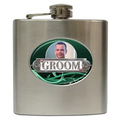 Groom Hip Flask - Hip Flask (6 oz)