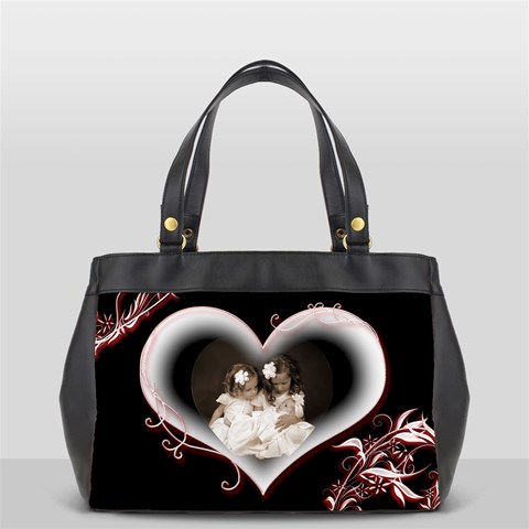 All Of My Heart Oversized Office Bag By Catvinnat Back