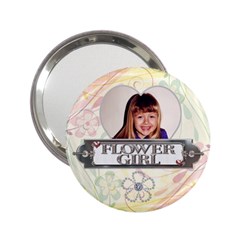 Flower Girl Handbag Mirror - 2.25  Handbag Mirror