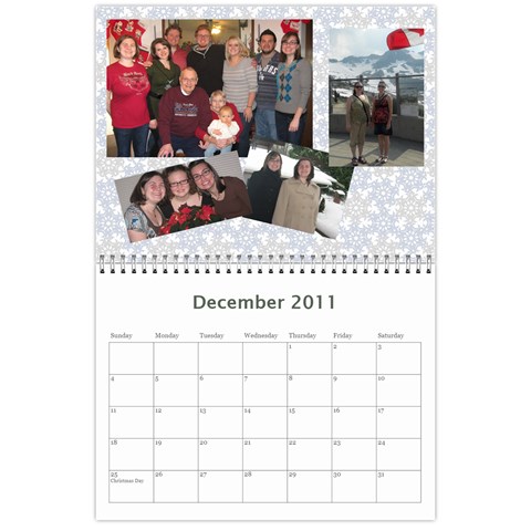 2011 Calendar By Carrie Wardell Dec 2011