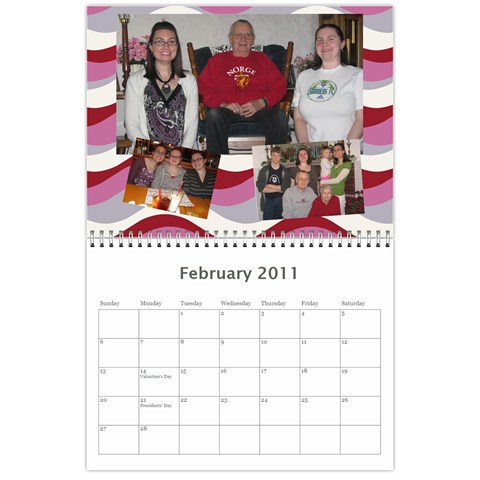 2011 Calendar By Carrie Wardell Feb 2011