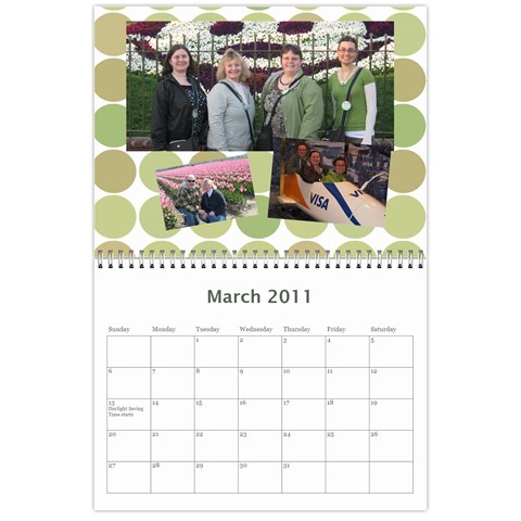 2011 Calendar By Carrie Wardell Mar 2011