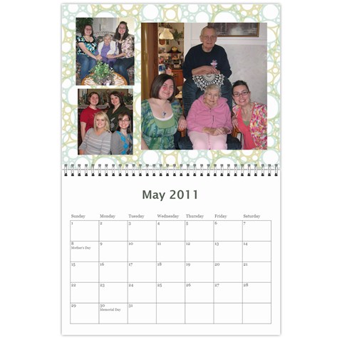 2011 Calendar By Carrie Wardell May 2011
