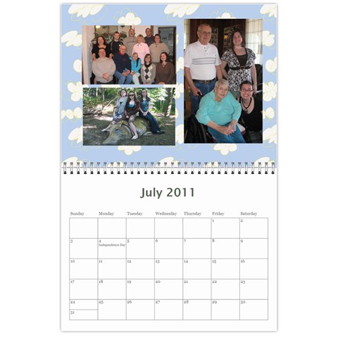 2011 Calendar By Carrie Wardell Jul 2011