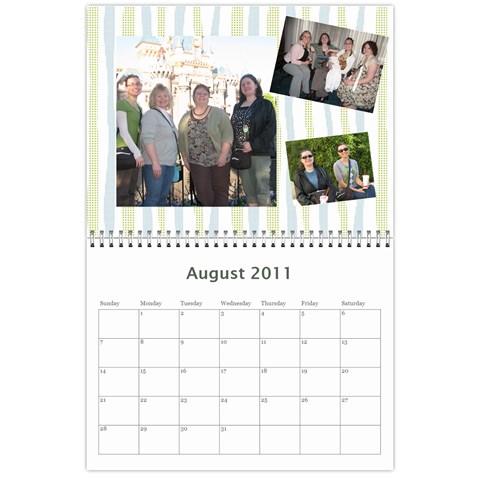 2011 Calendar By Carrie Wardell Aug 2011