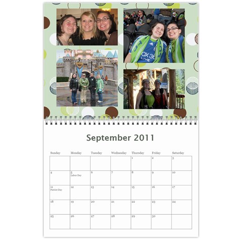 2011 Calendar By Carrie Wardell Sep 2011