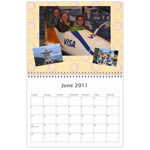 2011 Calendar Jun 2011