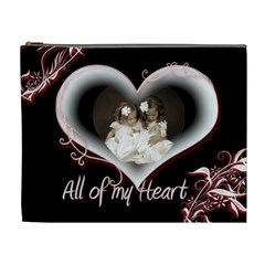 All of my Heart Extra Large Cosmetic Bag (7 styles) - Cosmetic Bag (XL) All of my Heart Extra Large Cosmetic Bag (7 styles) - Cosmetic Bag (XL)