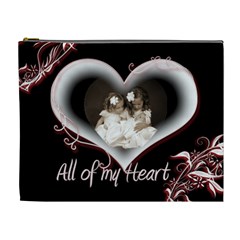 All of my Heart Extra Large Cosmetic Bag - Cosmetic Bag (XL)