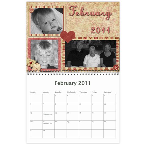 2011 Marlow Calendar By Heather Marlow Feb 2011