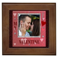 My Valentine Framed Tile