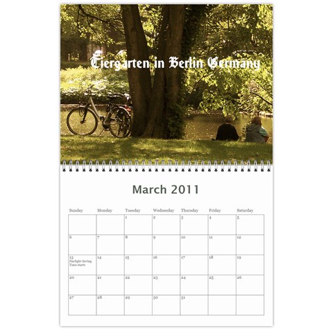 2011 Calendar By Susan Mar 2011