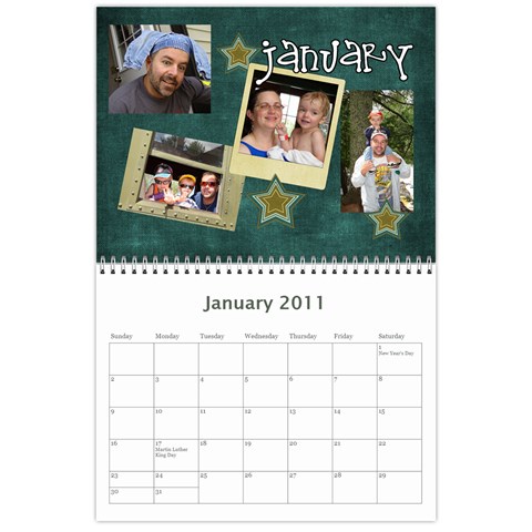 Larson Family 2011 Calendar  By Cindy Larson Jan 2011