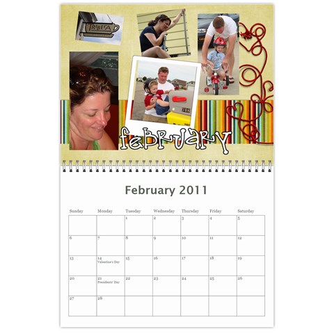 Larson Family 2011 Calendar  By Cindy Larson Feb 2011