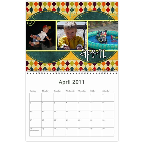 Larson Family 2011 Calendar  By Cindy Larson Apr 2011