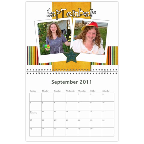 Larson Family 2011 Calendar  By Cindy Larson Sep 2011