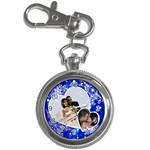 watch with photo hearts & snowflakes - Key Chain Watch