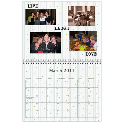 Calender 2011 By Naomi Mar 2011