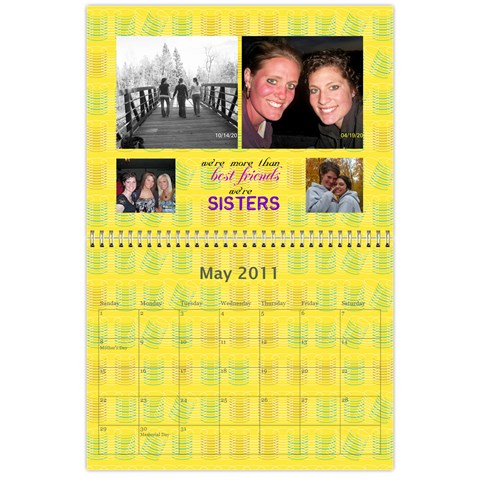 Calender 2011 By Naomi May 2011