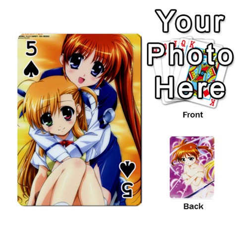Nanoha Dek By Linysia Front - Spade5