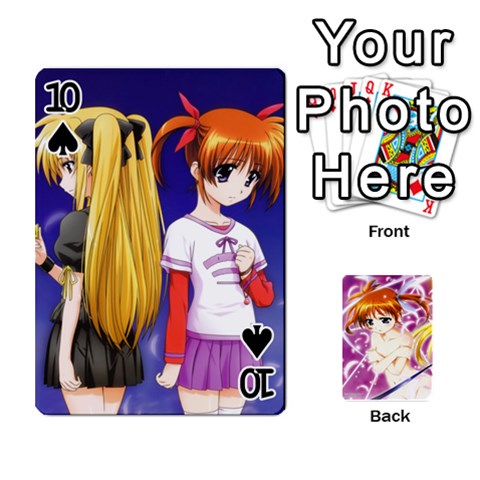 Nanoha Dek By Linysia Front - Spade10