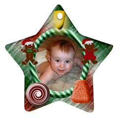 Candy Christmas Star - Ornament (Star)
