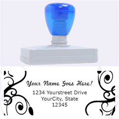 Swirly Address Stamp Xl