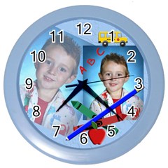 School Clock (4 styles) - Color Wall Clock