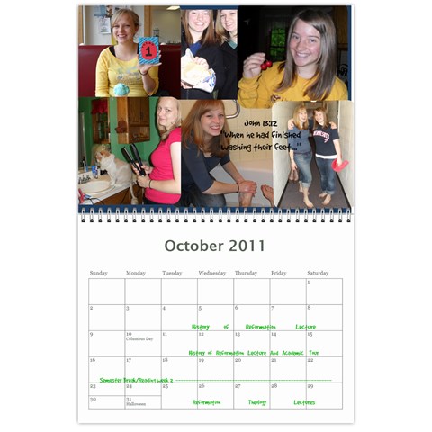 Calendarb By Raquel Oct 2011