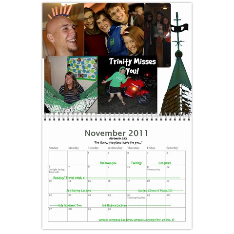 Calendarb By Raquel Nov 2011