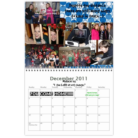Calendarb By Raquel Dec 2011