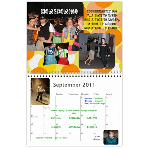 Calendarb By Raquel Sep 2011