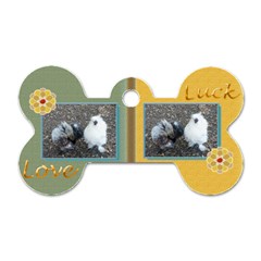 Love & Luck - Dog tag - Dog Tag Bone (One Side)