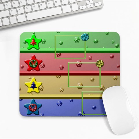 Baby s Christmas Mousepad By Daniela 9.25 x7.75  Mousepad - 1