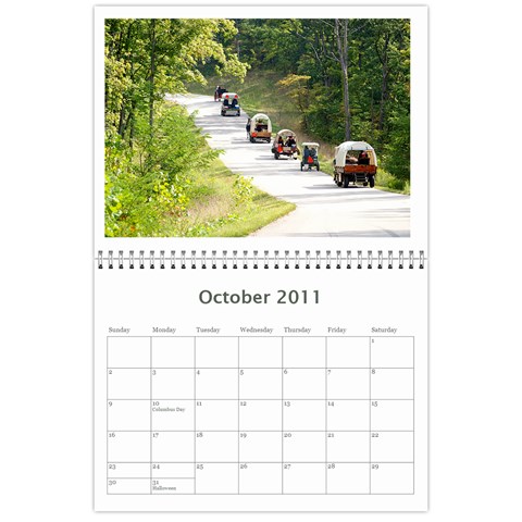 Robinson Calendar By Rick Conley Oct 2011