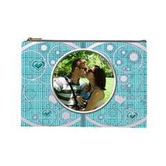 Love bubbles large cosmetic bag - Cosmetic Bag (Large) Love bubbles large cosmetic bag - Cosmetic Bag (Large)