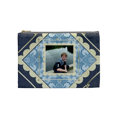 Diamond Geezer Medium Cosmetic Bag By Catvinnat Front