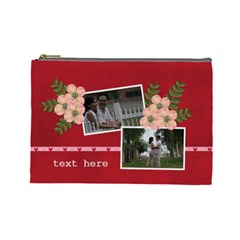 Large- Cosmetic Bag Love1 - Cosmetic Bag (Large)