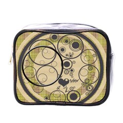 Heart bubbles toiletries bag - Mini Toiletries Bag (One Side) Heart bubbles toiletries bag - Mini Toiletries Bag (One Side)