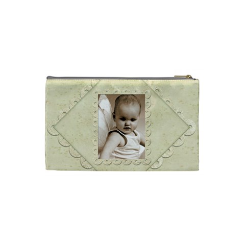 Damask Marble Snall Cosmetic Bag By Catvinnat Back