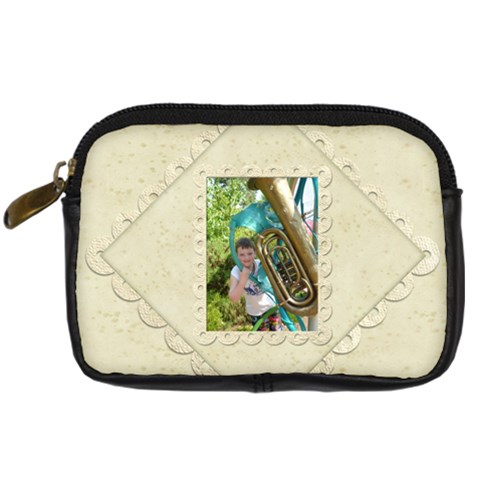Diamond Damask Marble Camera Case By Catvinnat Front
