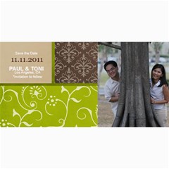 Save The Date Photo Cards- Brown & Green